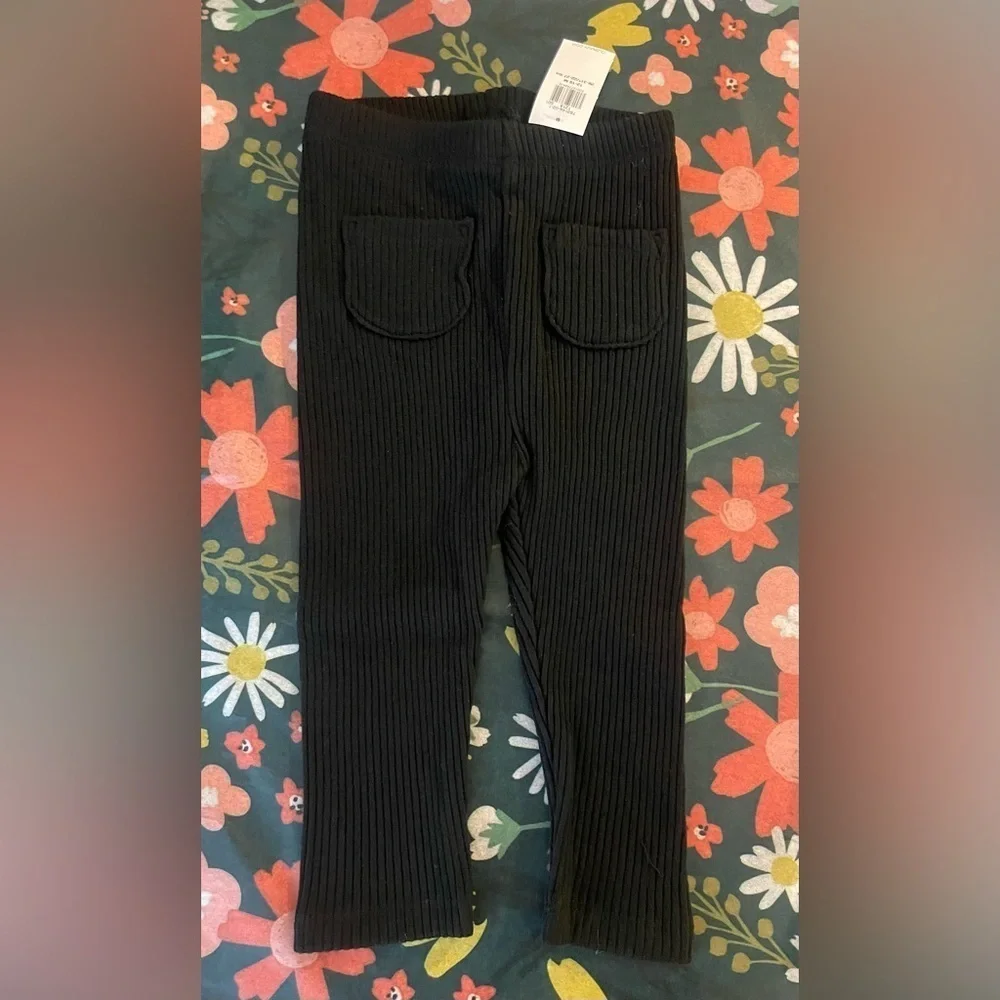 NEW…Old Navy Full-Length Rib-Knit Pocket Leggings for Toddler Girls